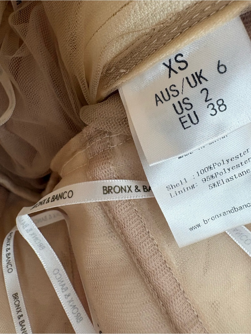 NWOT Bronx and Banco Sabrina White Midi Dress XS - Picture 12 of 16